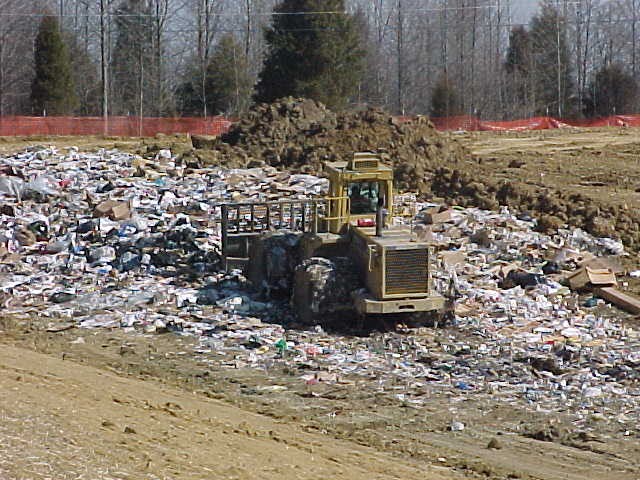 Working the trash