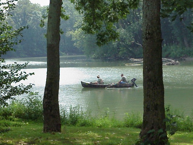 Fishing at Mill Race