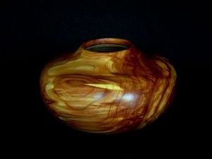 turned wooden bowl