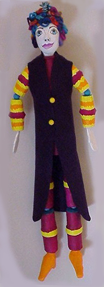 Urban Folk Art Doll