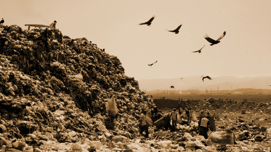 trash mountain