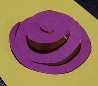 spiral cut paper