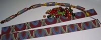 Materials for making beaded garlands